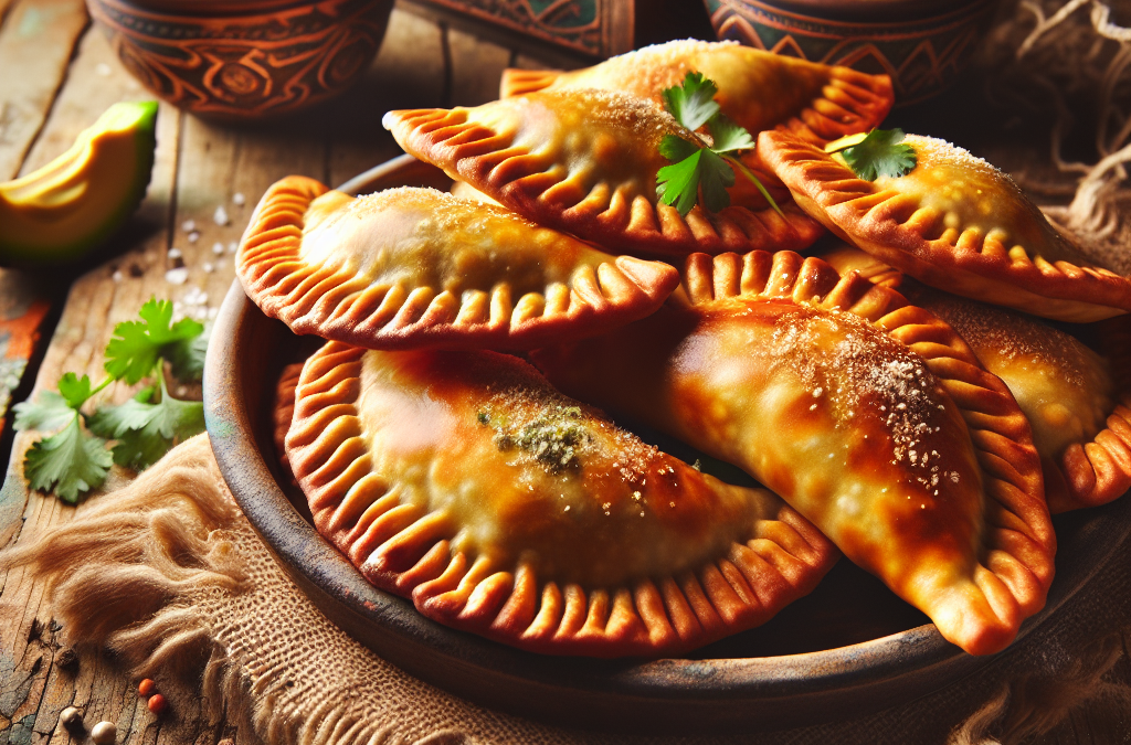 Empanadas con masa de maíz