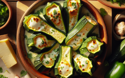 Calabacitas Rellenas de Queso
