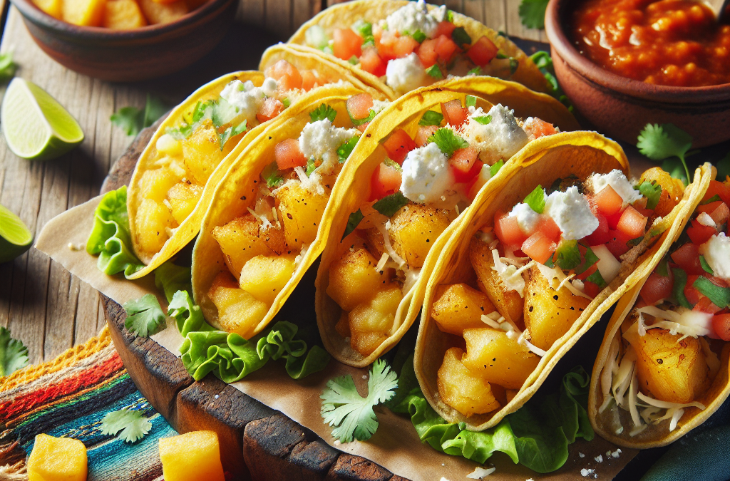 Tacos dorados de papa